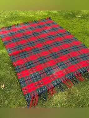 Pendleton Wool Vintage Plaid Throw Blanket